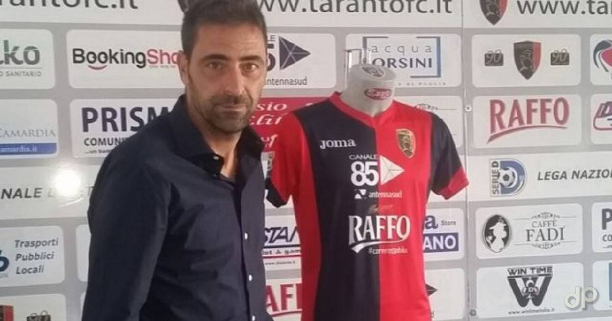 Michele Cazzarò allenatore Taranto 2017