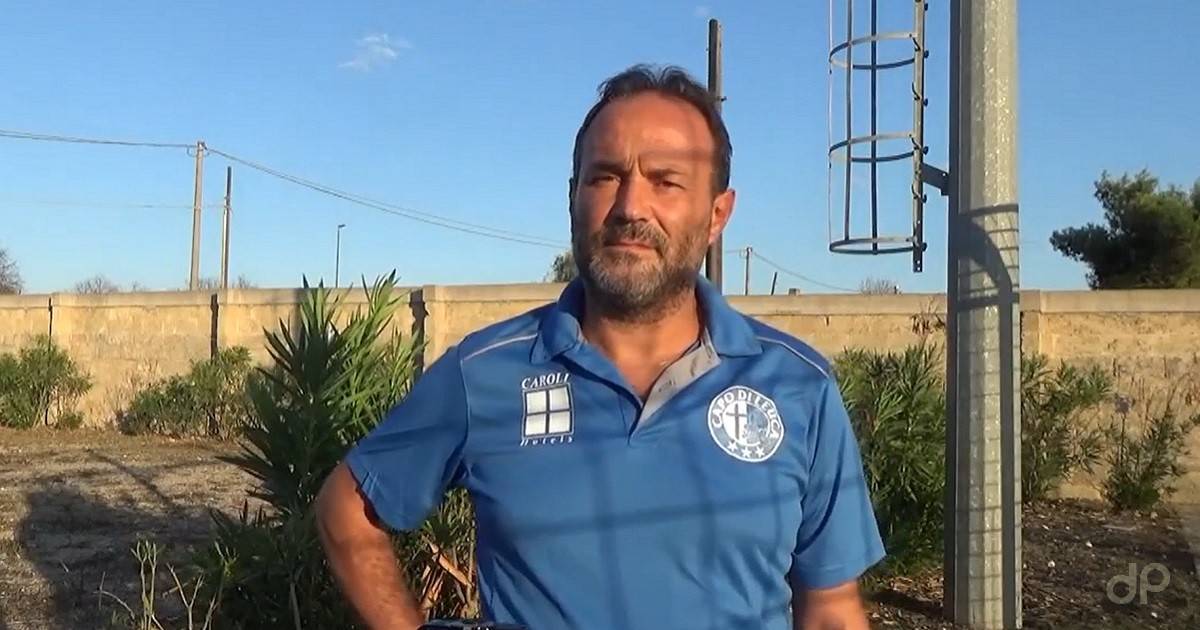 Daniele Corvaglia allenatore Capo di Leuca 2022